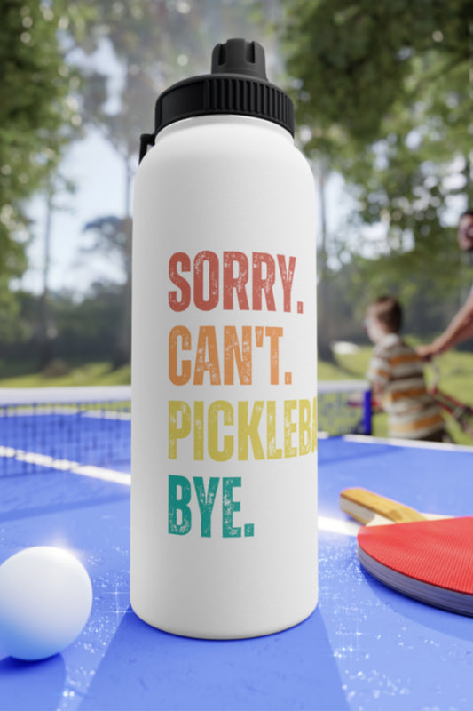 Sorry. Can't. Pickleball. Bye.