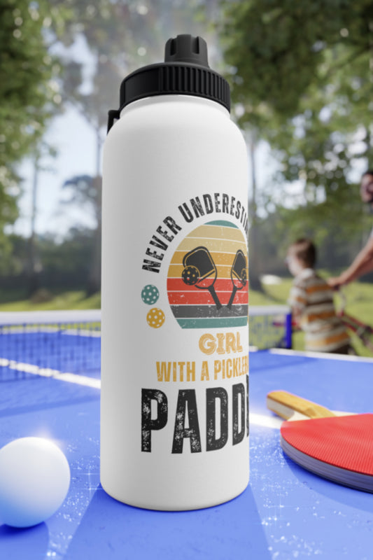 Never Underestimate a Girl with a Pickleball Paddle