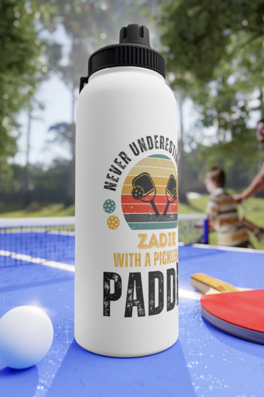 Never Underestimate a Zadie with a Pickleball Paddle