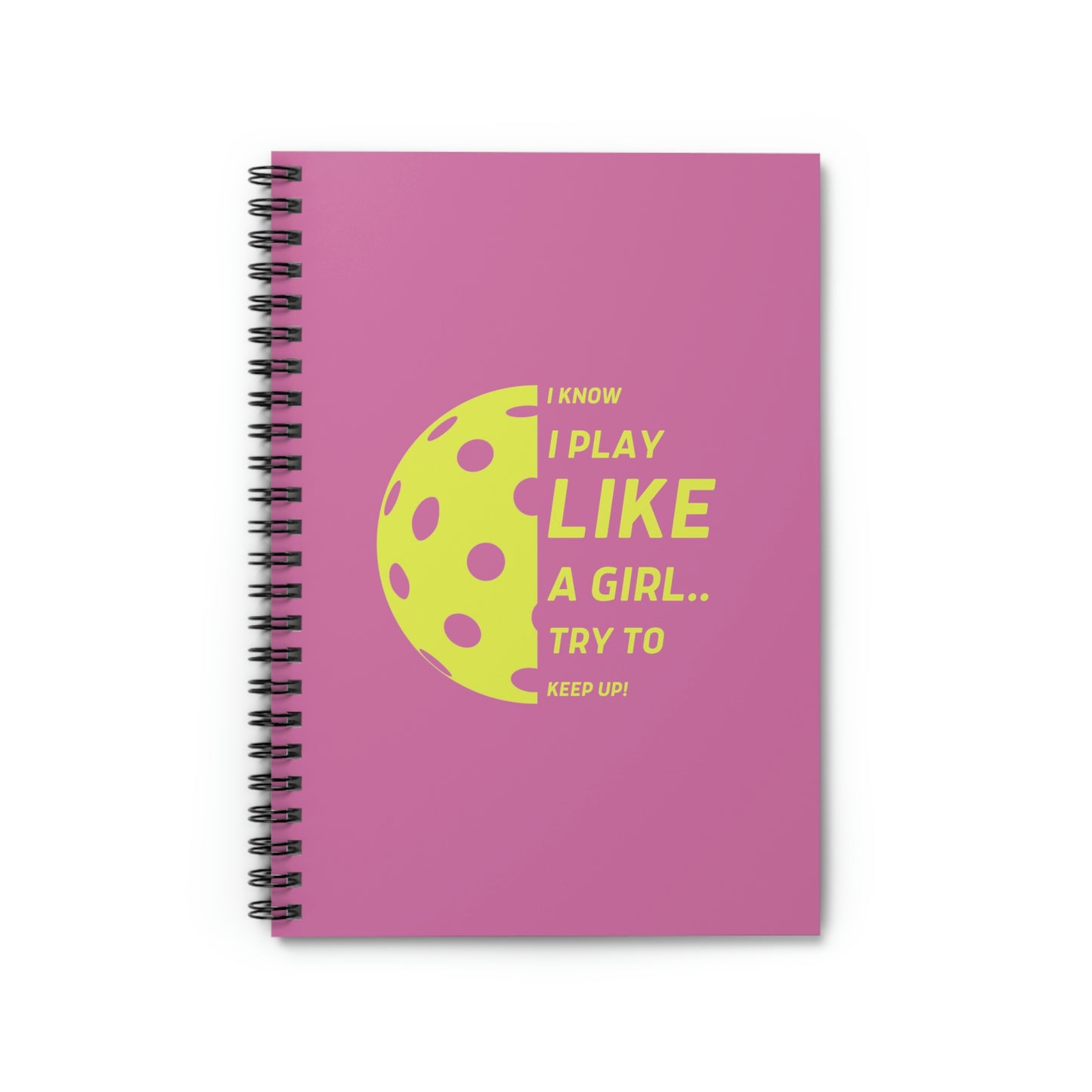 Spiral Notebook - Ruled Line  (Yellow Graphic)