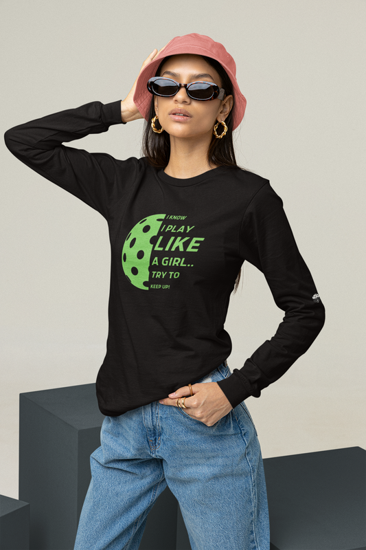 Ultra Cotton Long Sleeve Tee (GREEN GRAPHIC)