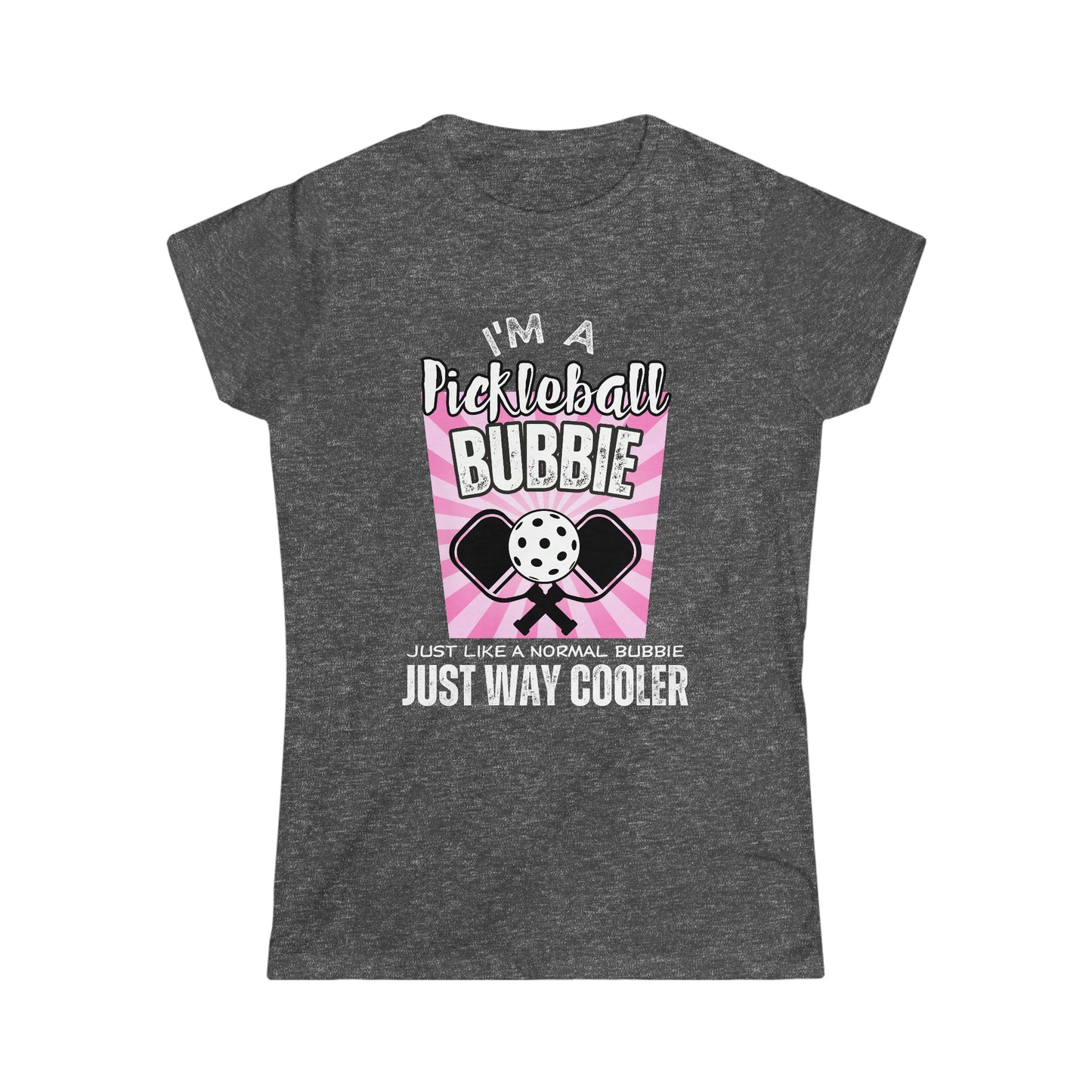 I'm a Pickleball Bubbie - Women's Softstyle Tee 2