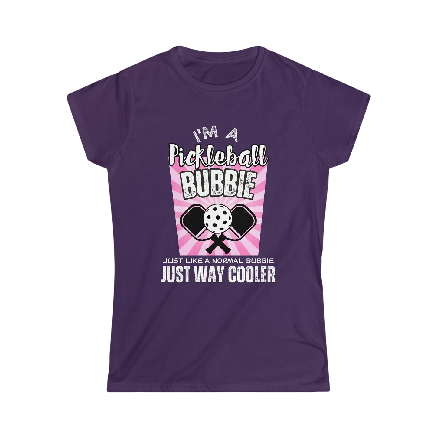 I'm a Pickleball Bubbie - Women's Softstyle Tee 2