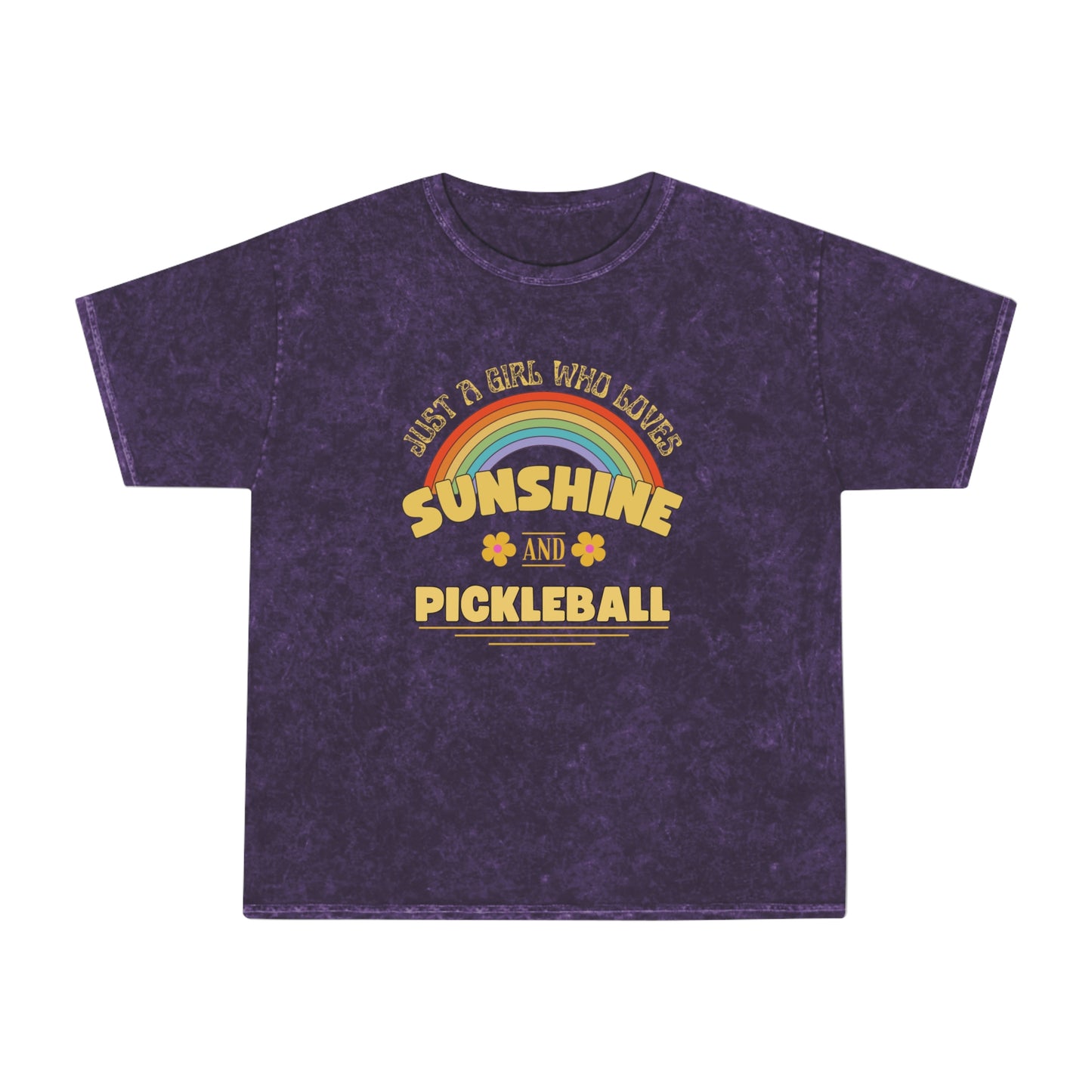 Unisex Mineral Wash T-Shirt (Sunshine Graphic Women)