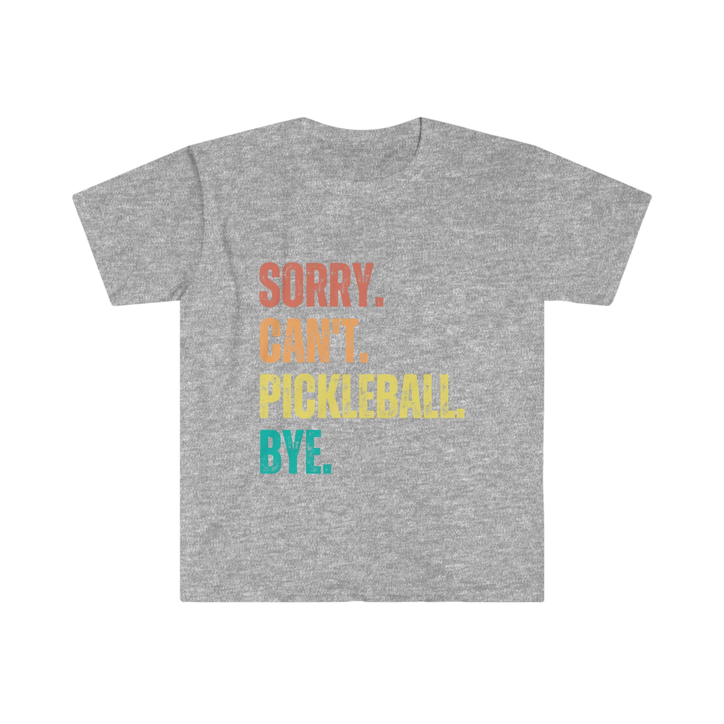 Sorry. Can't. Pickleball. Bye.