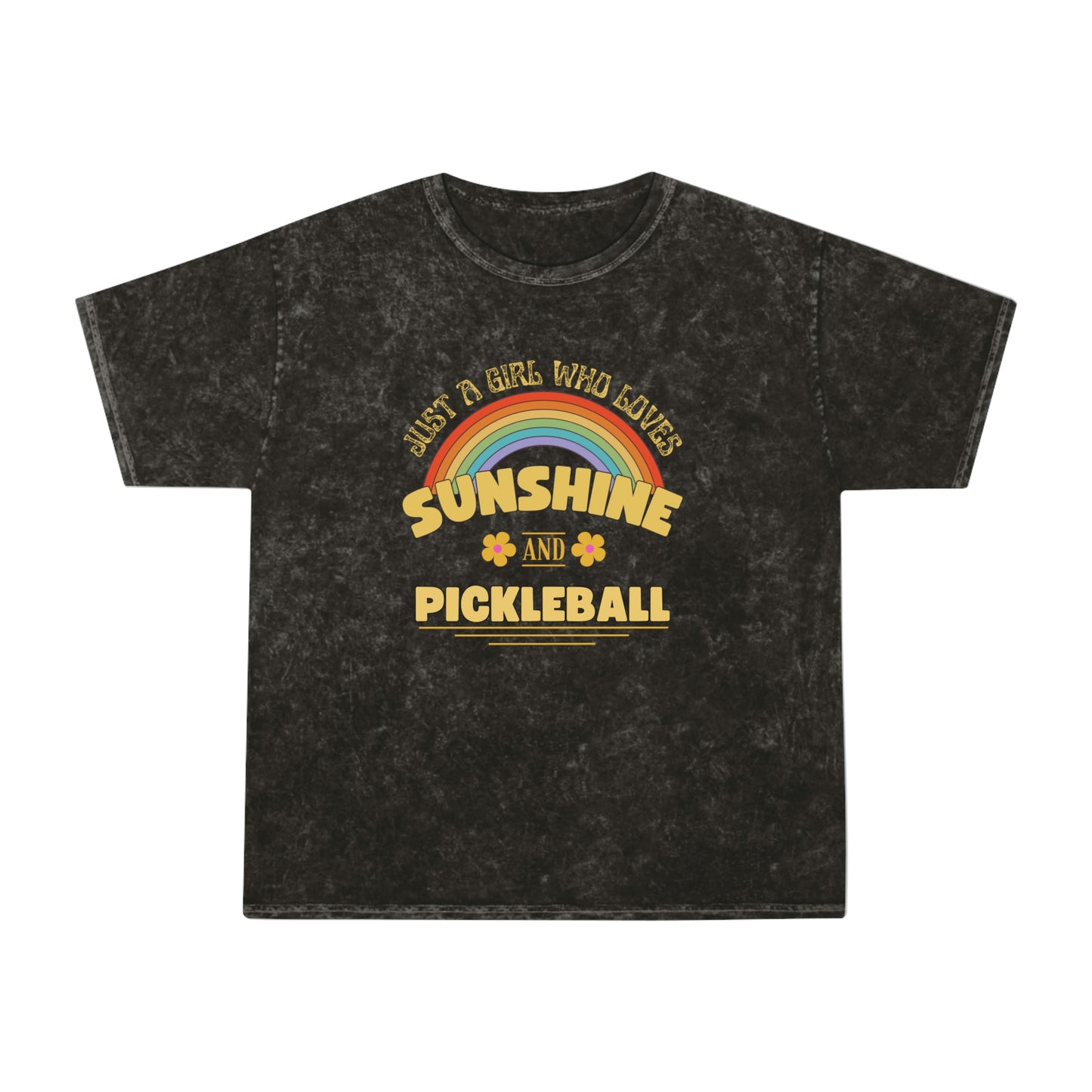 Unisex Mineral Wash T-Shirt (Sunshine Graphic Women)