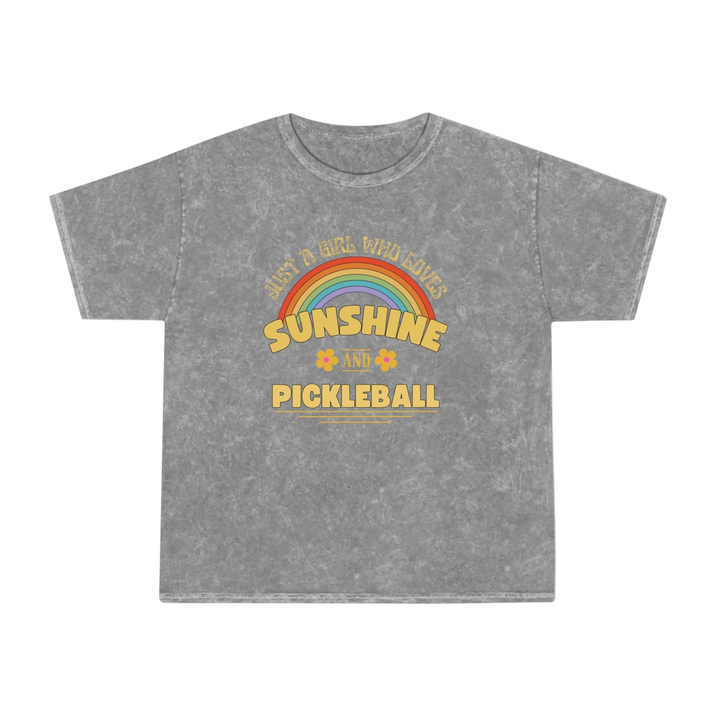 Unisex Mineral Wash T-Shirt (Sunshine Graphic Women)